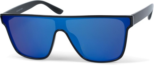 Shield Monoglas Sonnenbrille Polycarbonat Glas und Kunststoff Rahmen Retro