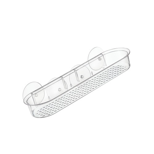 InterDesign Bathroom Shower Suction Caddy Holder for Shampoo Conditioner So...