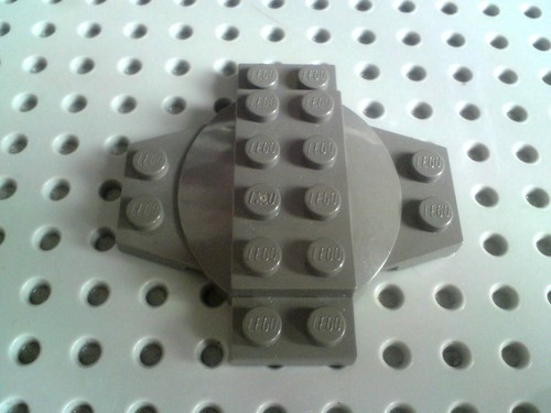Lego Plate Dome Cross 6x6x2/3 30303 Original Dark Grey x1 Lego Plate Dome Cross 6x6x2/3 30303 Original Dark Grey x1