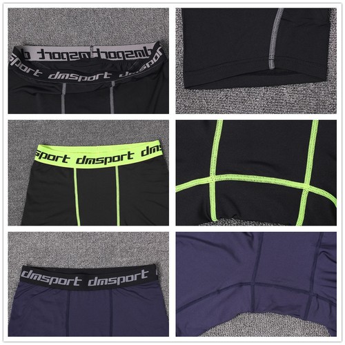 Mens Compression Sports Shorts Base Layer Briefs Tight Pants Running Gym Fitness