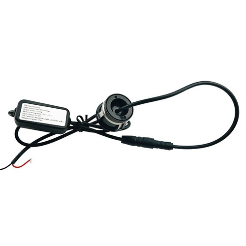 Car Rearview Mirror Red Color Warn Welcome Projector Ghost Shadow Light For Ford