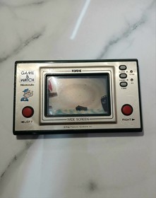 Lot Of 2 Nintendo Game Watch Popeye PP-23 Wide Screen Game Vintage 1981