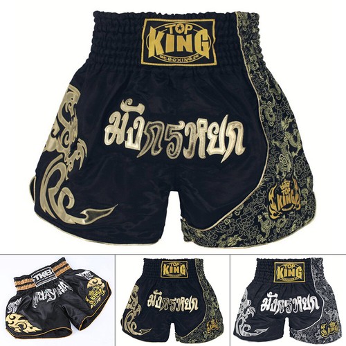 Men MMA Trunks Shorts Grappling Pants Boxing Gear Wrestling Muay Thai Sportswear