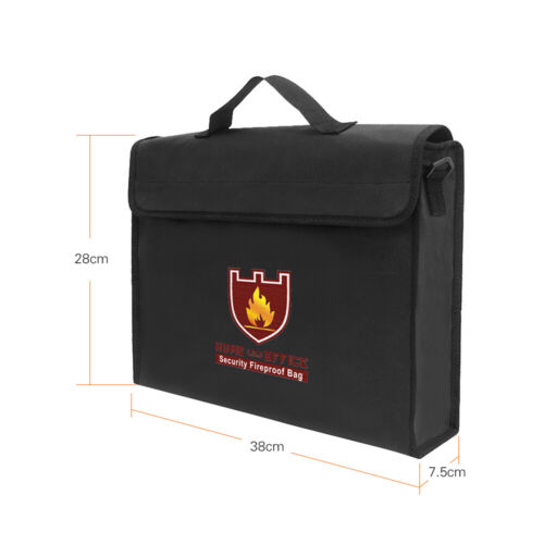Feuerfeste Dokumententasche Feuersichere Wasserdicht Tasche Aktenkoffer I4N8