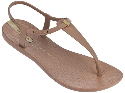 Ipanema Women`s Flip Flops Premium Lenny Desire Coffee Brazilian Sandal NWT