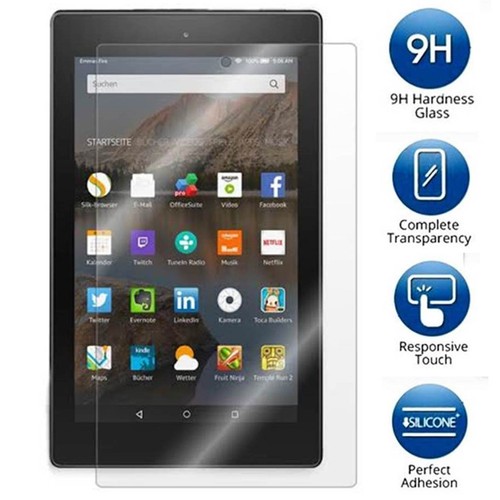 2017 Tempered Glass Screen Protector All New Fire 7 Tablet w// Alexa