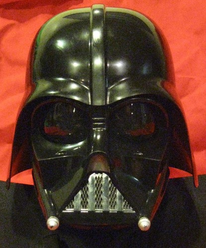 NO VOICE CHANGER CHEST BOX USED USA FAST SHIP HASBRO DARTH VADER HELMET 2004