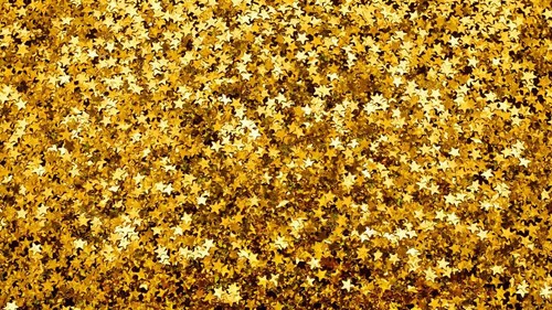 150g Metallkonfetti Tischdeko Goldene Sterne Streudeko Metallic Party Konfetti