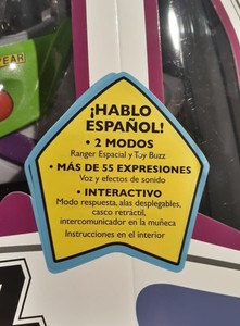 BUZZ LIGHTYEAR space ranger toy story RARE signature collection SPANISH ESPAÑOL