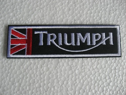 Écusson patch TRIUMPH Racing Motorsport Tuning Motard-Mc Moto Sport Moto