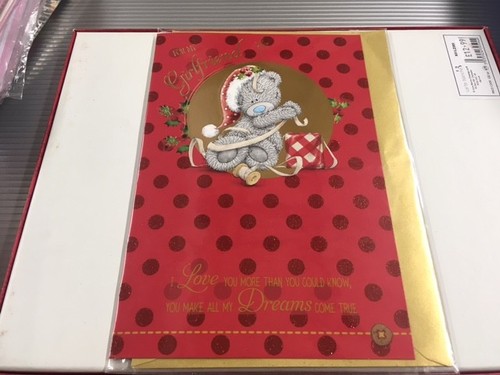Me To You Xmas Cards for Girlfriend Fiancee including 3d cards