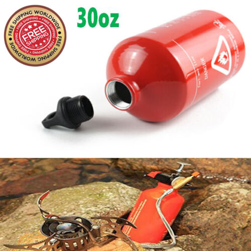 Safe Reserve GAS Fuel Aluminum Bottle Petrol Can 1 Liter