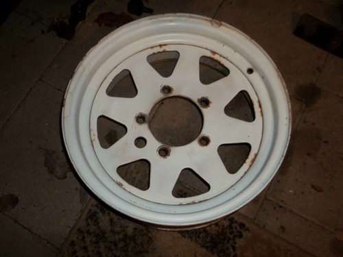 SUZUKI SAMURAI 82-85 SJ410 STEEL WHEEL OEM 1st GEN STYLE FITS 82-95 86-88 SUZUKI SAMURAI 82-85 SJ410 STEEL WHEEL OEM 1st GEN STYLE FITS 82-95 86-88