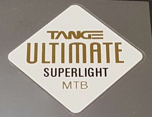 sku Tang834 Mirror Gold on White Tange Ultimate Superlight Tubing Decal