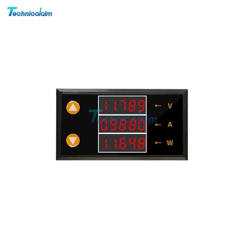 High Precision DC 0-200V 10A 5 Bit Digital Voltage Current Power Meter Tester