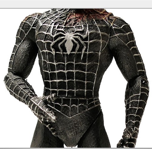 Marvel Legends Universe Black Costume Spider-man 7/" Action Figure Loose Toy