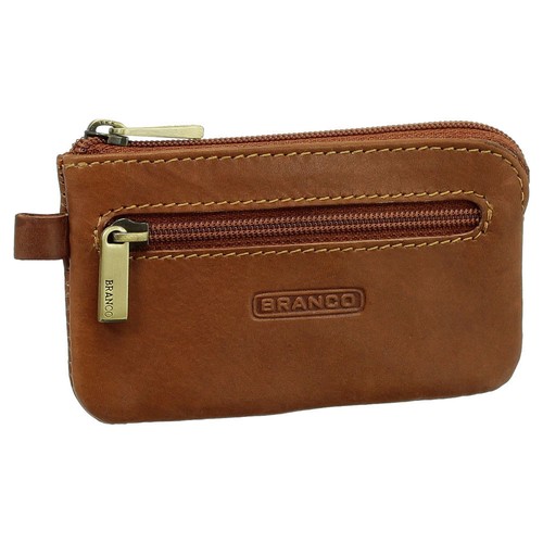 Branco cuero bolso clave estuche clave schlüsselmappe auto estuche bolsa 7824