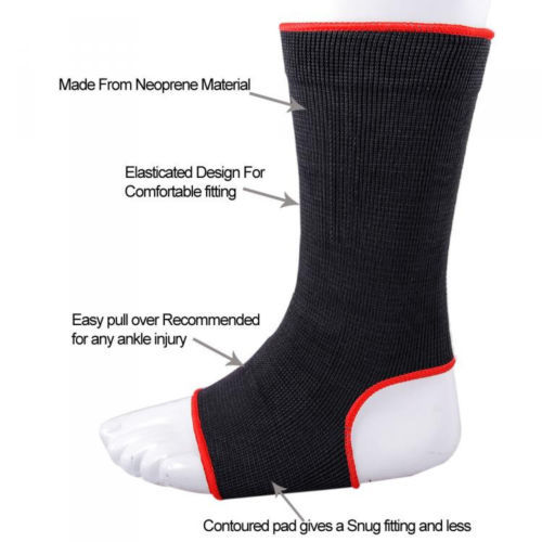 MMA Ankle Supports Muay Thai Compression Kick Boxing Wraps