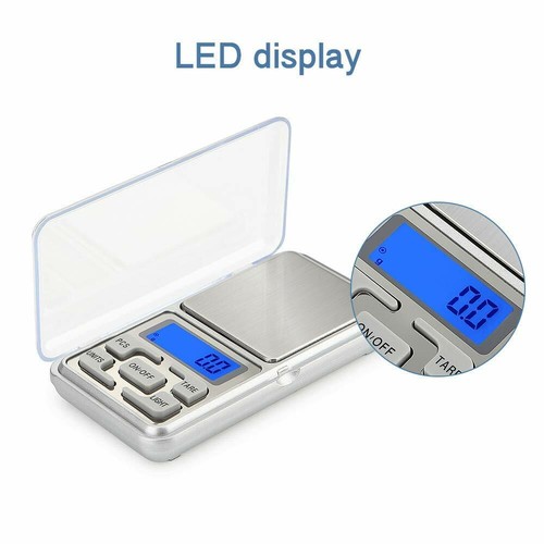 Balance de précision électronique Mini Pèse de Poche Scale Bijoux herbes or 500g