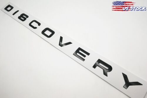 New Discovery Glossy Black 3M Letters Front Hood Emblem Badge Nameplate 