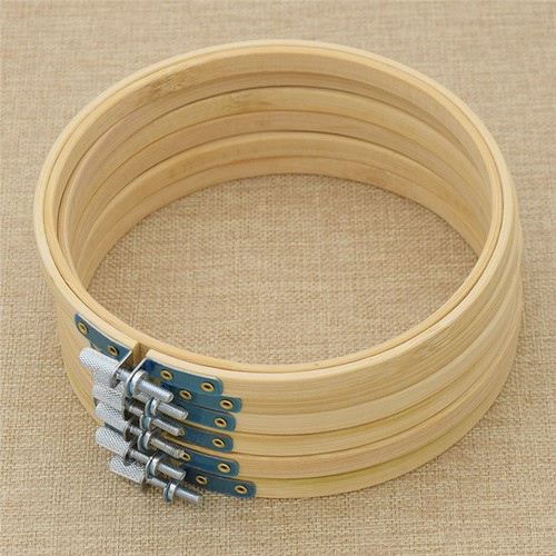 6pcs Embroidery Hoop Round Frame 7 Inch Bulk Wholesale for DIY Craft Making
