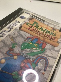 Blazing Dragons Sega Saturn Brand New Factory Sealed  Very rare !