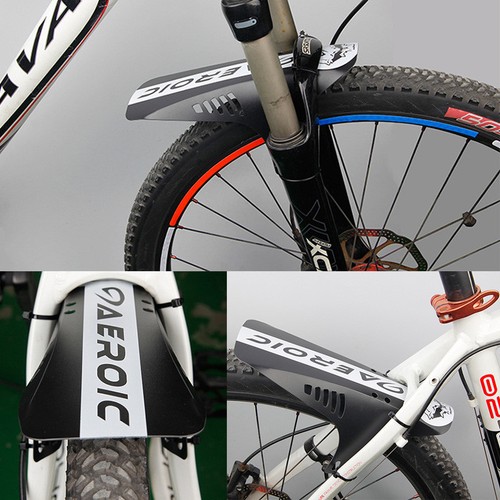 2X Balck MTB Bicycle Fender Mudguard Bike for Front Fork//Rear wheel AM DH FR XC