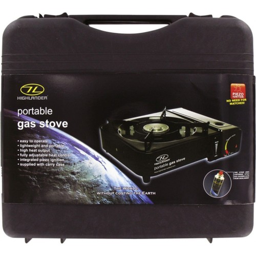Réchaud Portable Camping Gaz Cartouche Butane Piezo Bivouac Rando Voyage Malette