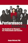 Performance Coaching: The Handbook for Managers, HR Professionals and Coaches by Angus I. McLeod (Paperback, 2003)