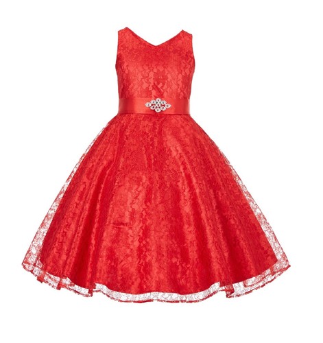 Wedding Floral Lace Overlay V-Neck Flower Girl Dress Pageant Holiday Junior 166R