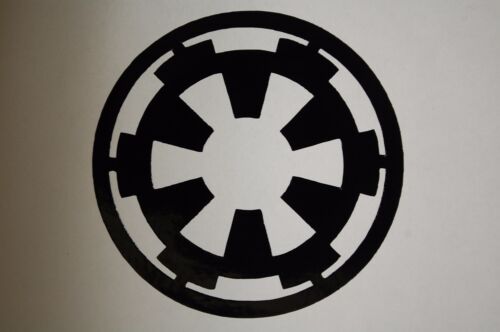 Imperial Crest Sticker Vinyl Decal Logo  Star Wars Die Cut Car Pick SizeV324
