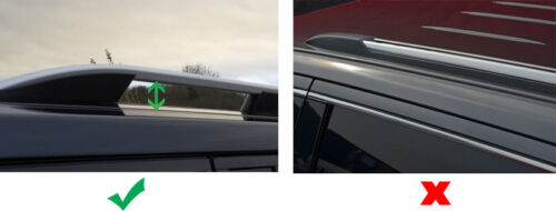 2015+ 100KG Lockable Cross Bars For Roof Rails To Fit Mercedes-Benz V-Class