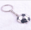 3D Silver Rotating Sport Metal Football Badminton Basketball Keychain Keyring