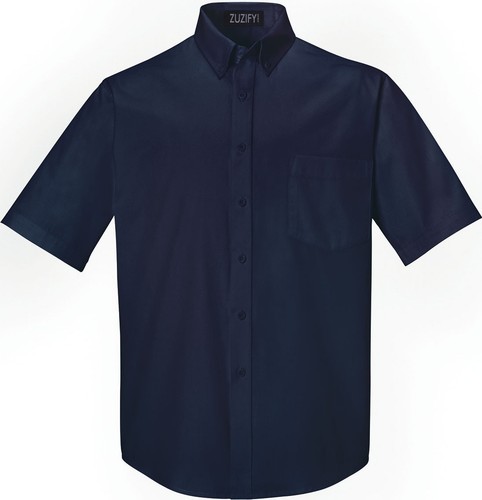 MN0574 ZUZIFY Ace Mens Tall Short Sleeve Twill Shirt