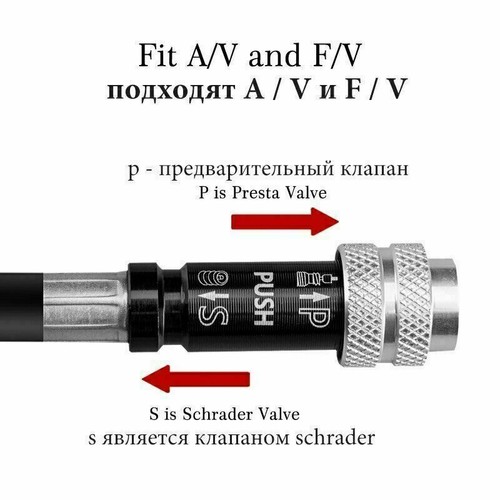 Bicycle Pump Aluminum Alloy 150PSI//260PSI HighPressure Mini Air Tire Inflator