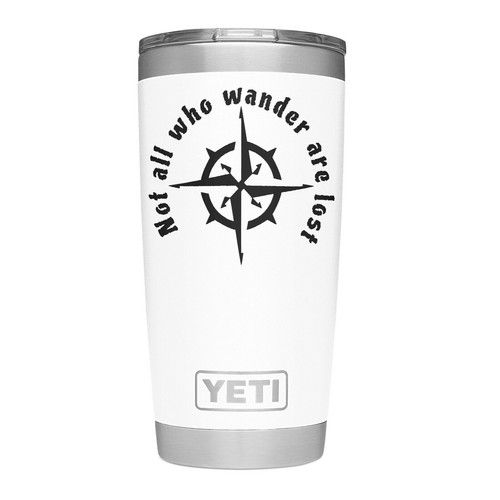 Not all who wander are lost genuine ViaVinyl brand decal.