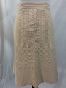 J-CREW-Multicolor-Striped-A-Line-Cotton-Mid-Calf-Length-Skirt-Fully-Lined-Size-2
