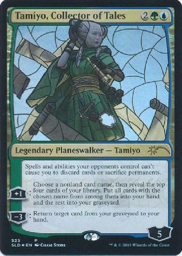 SLD Stained Glass Foil Promo Near Mint MTG HT1 Collector of Tales Tamiyo
