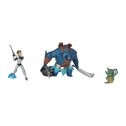 Trolljäger 3er Set mit Jim Bular Goblin Spielfiguren Simba