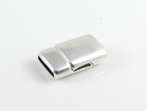 Zamak Chiusura Magnetica Argentato ID 10 x 2 mm-Fabbricazione Bracciale UE-Ware