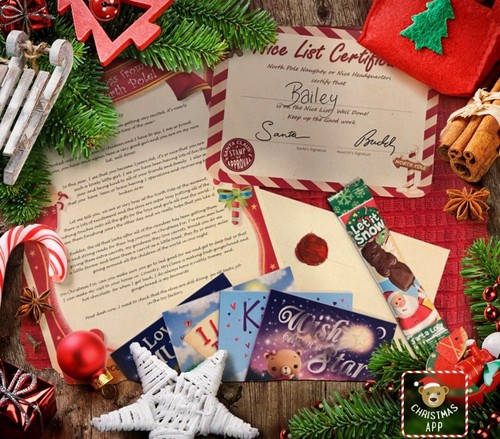 with Nice List Certificate Personalised Santa Letter all ages