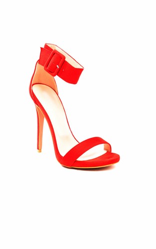 IKRUSH Womens Mandy Barely There Buckle Heels