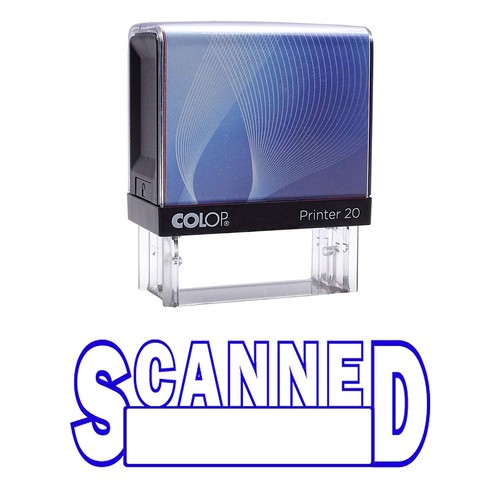 SCANNED Self Inking Rubber Stamp Custom Colop Office P20 Mini Stamper|COLP-183