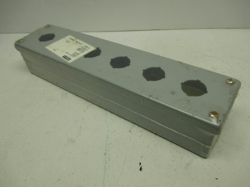 Hoffman E6PBVL 14-3//4/"X3-1//4/"X2-3//4/" Pushbutton Enclosure