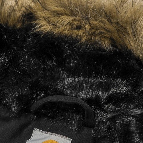 RRP £240 NEW Carhartt IO21869 Mens Trapper Parka Jacket in Black S,M,L,XL,XXL