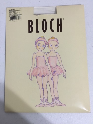 Bloch Child Girls Endura Adaptation Light Tan Dance Tights Sz 4-5 New!