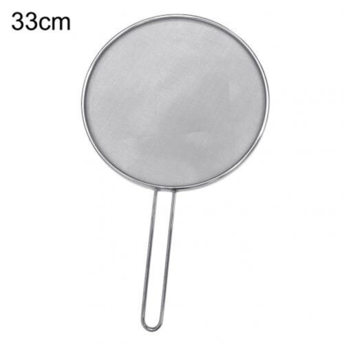 Oil Proofing Lid Frying Splash Mesh Cover Splatter Guard Pan Splatter Screen 1pc