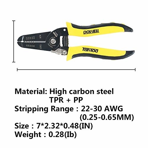 Wire Crimper Wire Cutter Multi-Function Hand Tool NEWES 22-30 AWG Wire Stripper