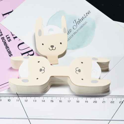 50x Cute Cartoon CHIEN ENFANT pince à cheveux Suspendu Papier Cartes Pour Bijoux Affichage