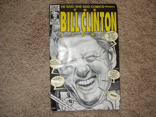 Slick Reserve Note $3 Dollar President Bill Clinton Novelty Money and Comic